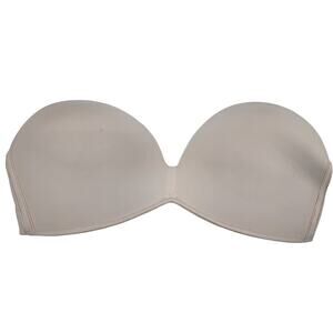 Intimissimi Off White Underwire Strapless Back Closure Bra Size 36B